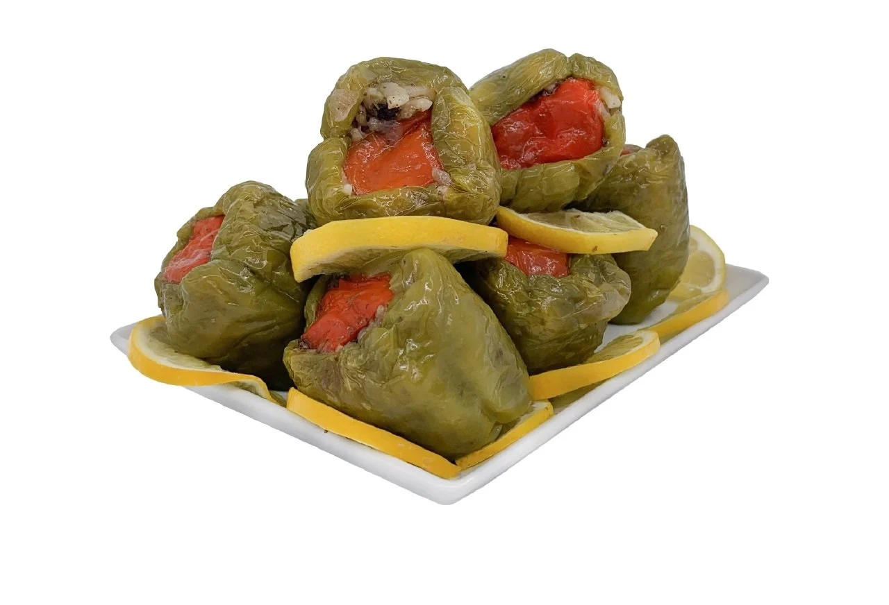 ZEYTİNYAĞLI YEŞİL BİBER DOLMASI